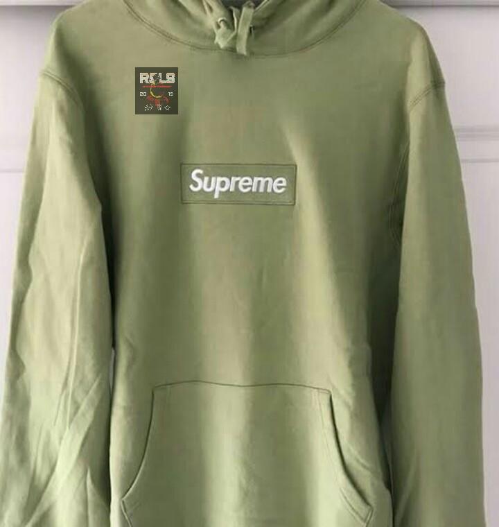 Supreme sage discount box logo hoodie