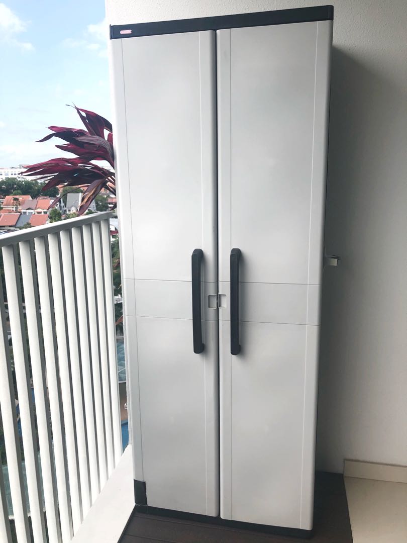 Tall Outdoor Cabinet, Furniture & Home Living, Furniture, Shelves ...