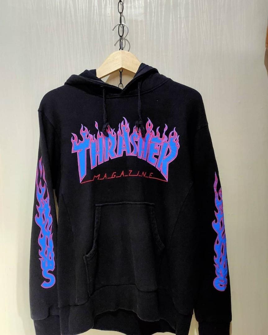 Thrasher x supreme hoodie original Outlet