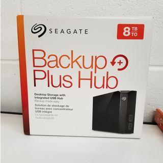 Seagate 8TB Backup Plus Hub Hard Drive Disk External HDD