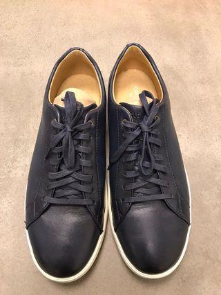 Navy leather Sneakers
