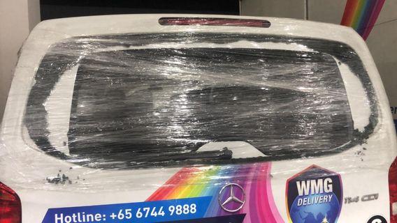 Mercedes Vito Rear Windscreen