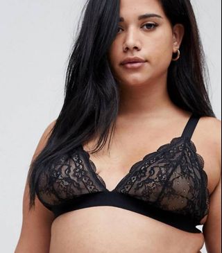 ASOS Camillia Lace & Crochet Underwire Bra With Detachable Choker