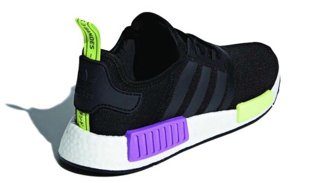 Purple and new arrivals green nmd
