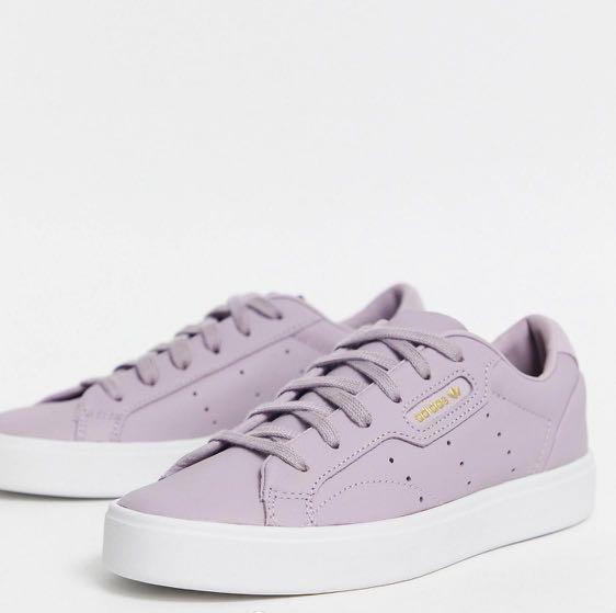 adidas sleek purple