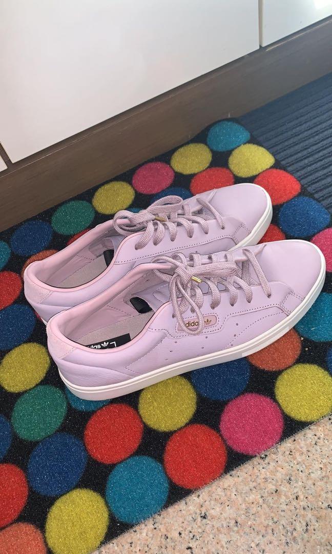 adidas sleek purple