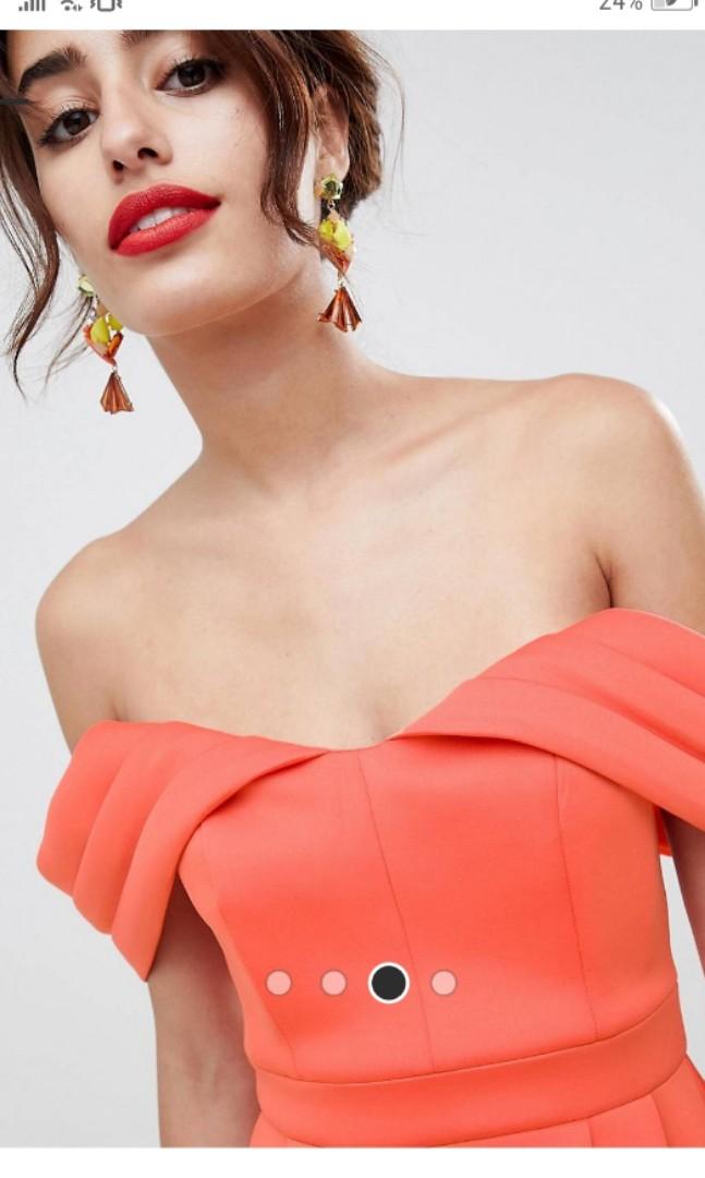 Asos bardot cold shoulder discount