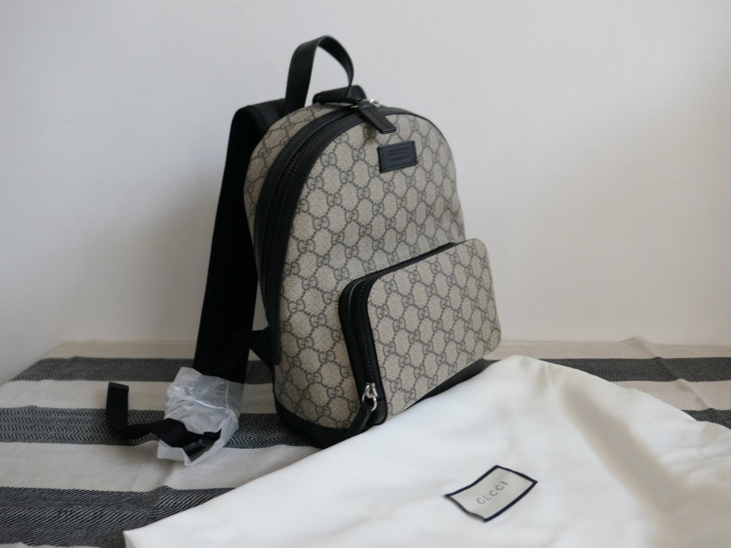 small black gucci backpack