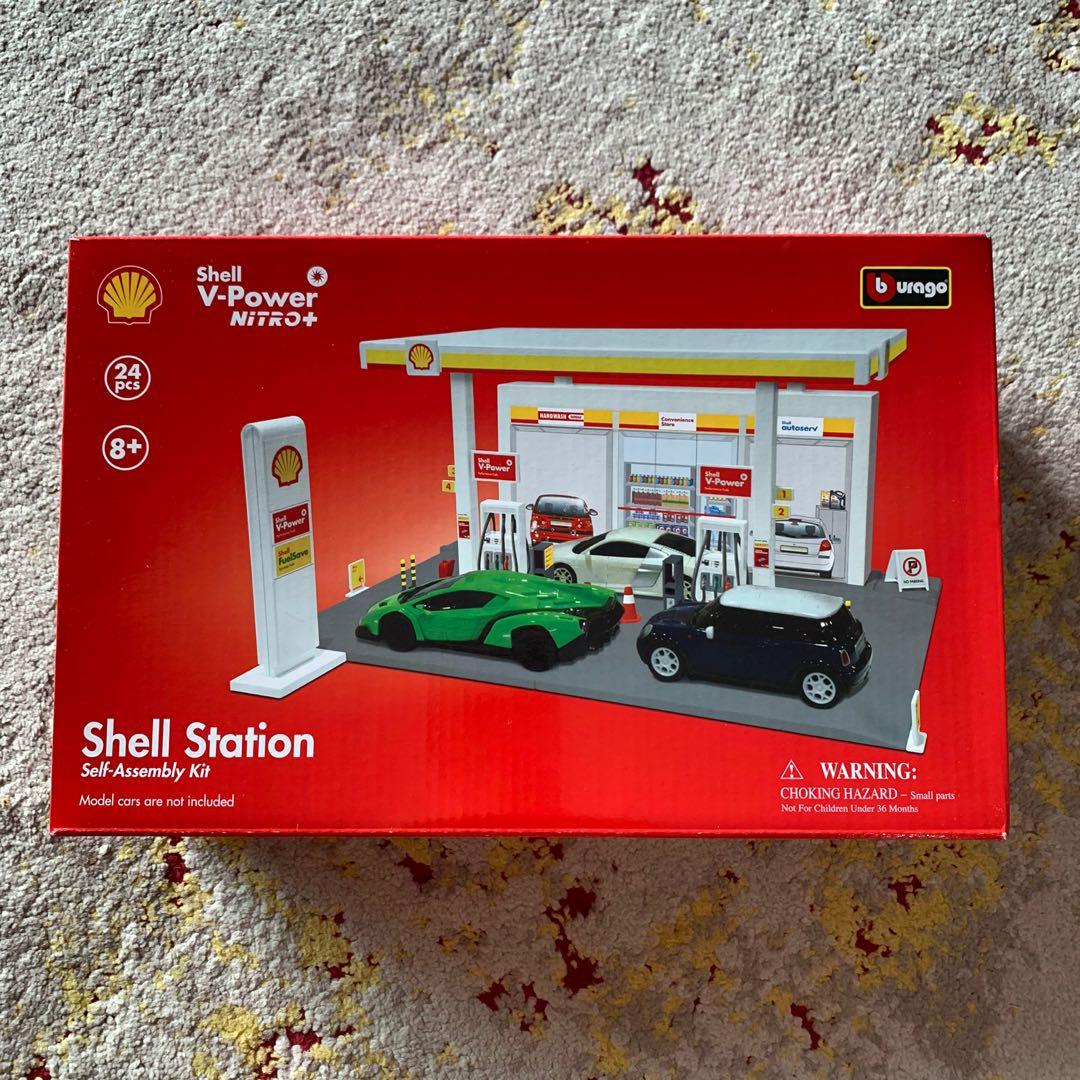 Bburago Shell Station Self Assembly Kit , Hobbies & Toys, Toys & Games ...