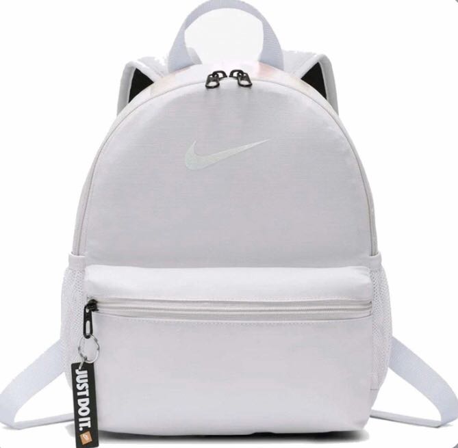 all white nike backpack