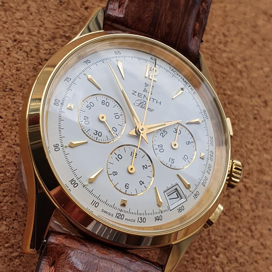 TODAY Zenith El Primero Handwound Prime Cal 420 Luxury Watches