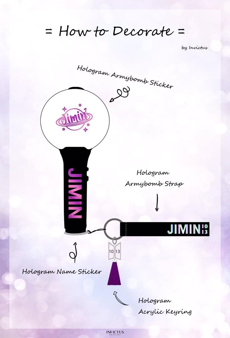 BTS JIMIN INVICTUS THE ETERNALLY CHEERING KIT PREORDER (Category: K-Wave Merchandise) located in Makati City. Submitted by chiminxia (Listing ID 283689602, Image 2). Description: This is for preorder. Price stated is all in. DOO: MARCH 22, 2020 DP: 50% BAL & LOCAL SF: UPON ARRIVAL MOP: BPI/GCASH.