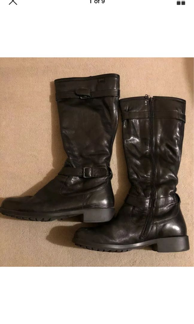 tall leather womens boots
