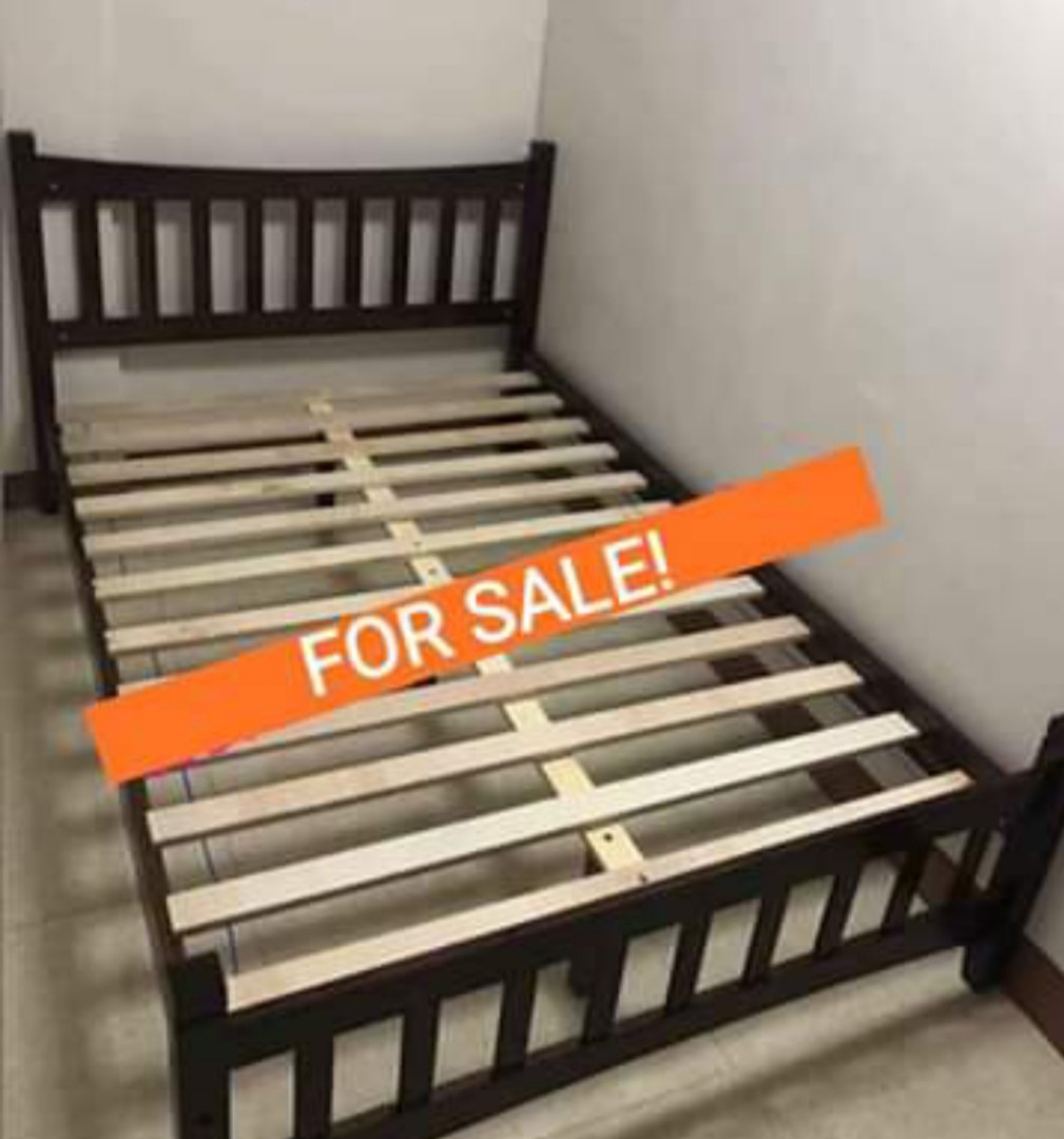 Full size Malaysian Wood Bed frame, Furniture & Home Living, Furniture