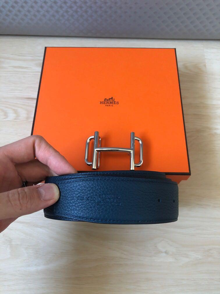 Royal belt buckle & Reversible leather strap 38 mm