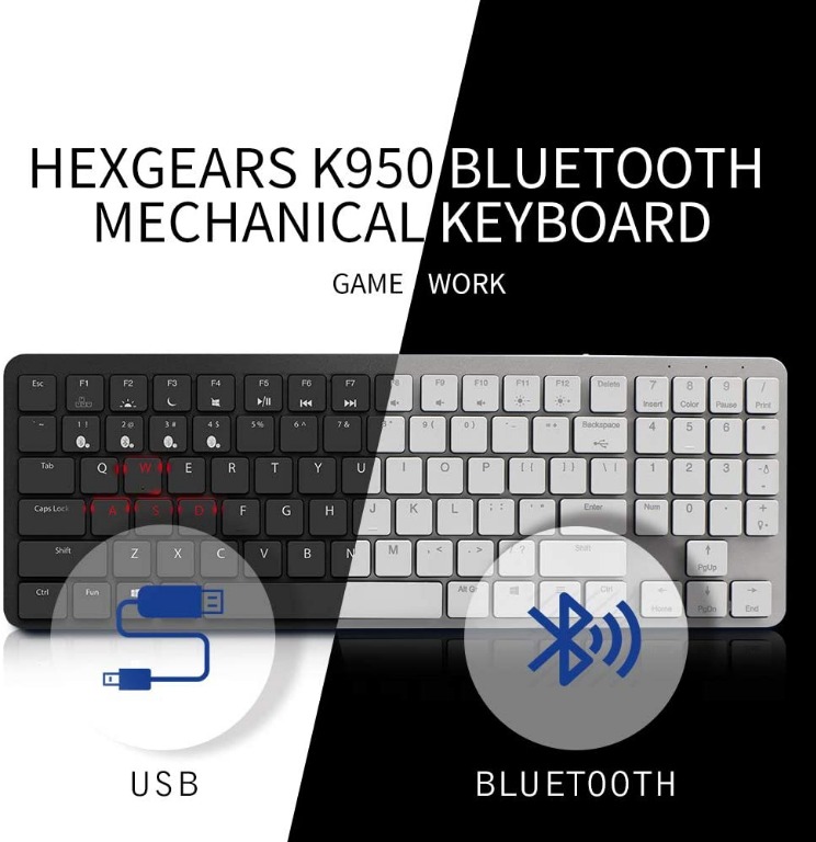 Hexgears K950 Portable Wireless Mechanical Keyboard Ultra Slim Multi Device Gaming Keyboard With Rgb Backlit 96 Pc Keys Wired Wireless Bt4 0 Dual Mode For Windows Mac Ios And Android Electronics Computer Parts Accessories The keychron k1 offers a clean aluminum design. hexgears k950 portable wireless mechanical keyboard ultra slim multi device gaming keyboard with rgb backlit 96 pc keys wired wireless bt4 0
