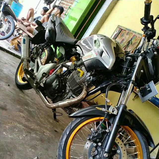 Knalpot Dos Leher Cacing For Gl Megapro Tiger Dll Motor Di Carousell