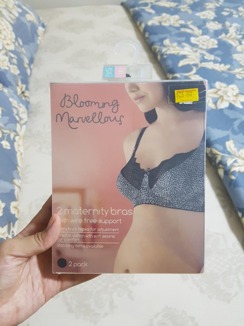 2 Pack Blooming Marvellous Maternity Wire Free Bras