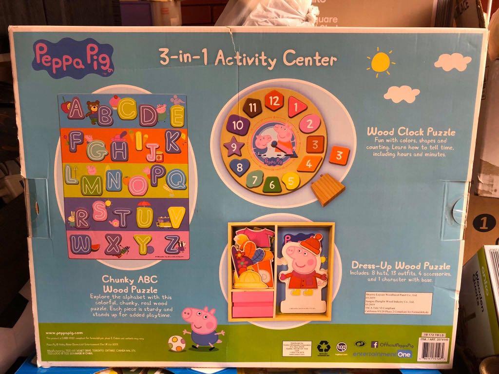 Peppa Pig 3in1 Activity Center, Hobbies & Toys, Toys & Games on Carousell