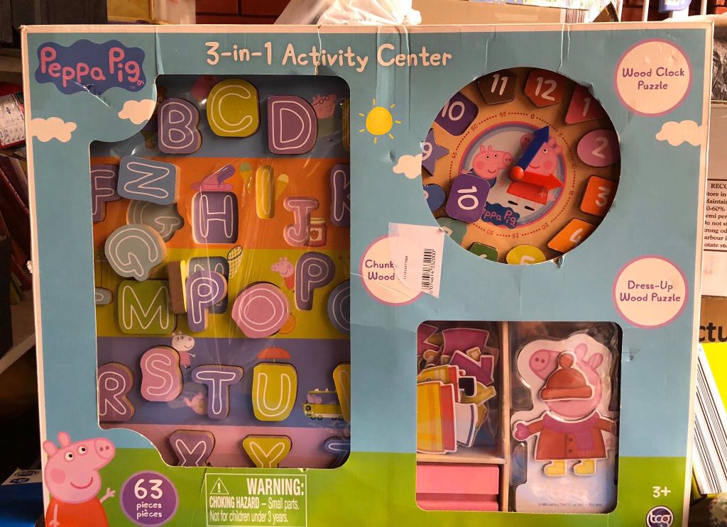 Peppa Pig 3in1 Activity Center, Hobbies & Toys, Toys & Games on Carousell