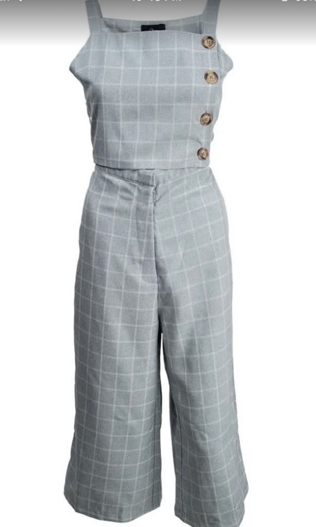 Plains and prints jumpsuit store