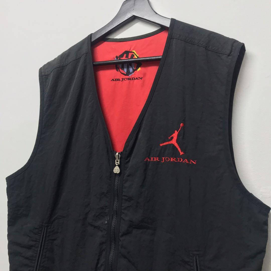 Reversible Nike Air Jordan Vest, Men's Fashion, Tops & Sets, Vests on Carousell