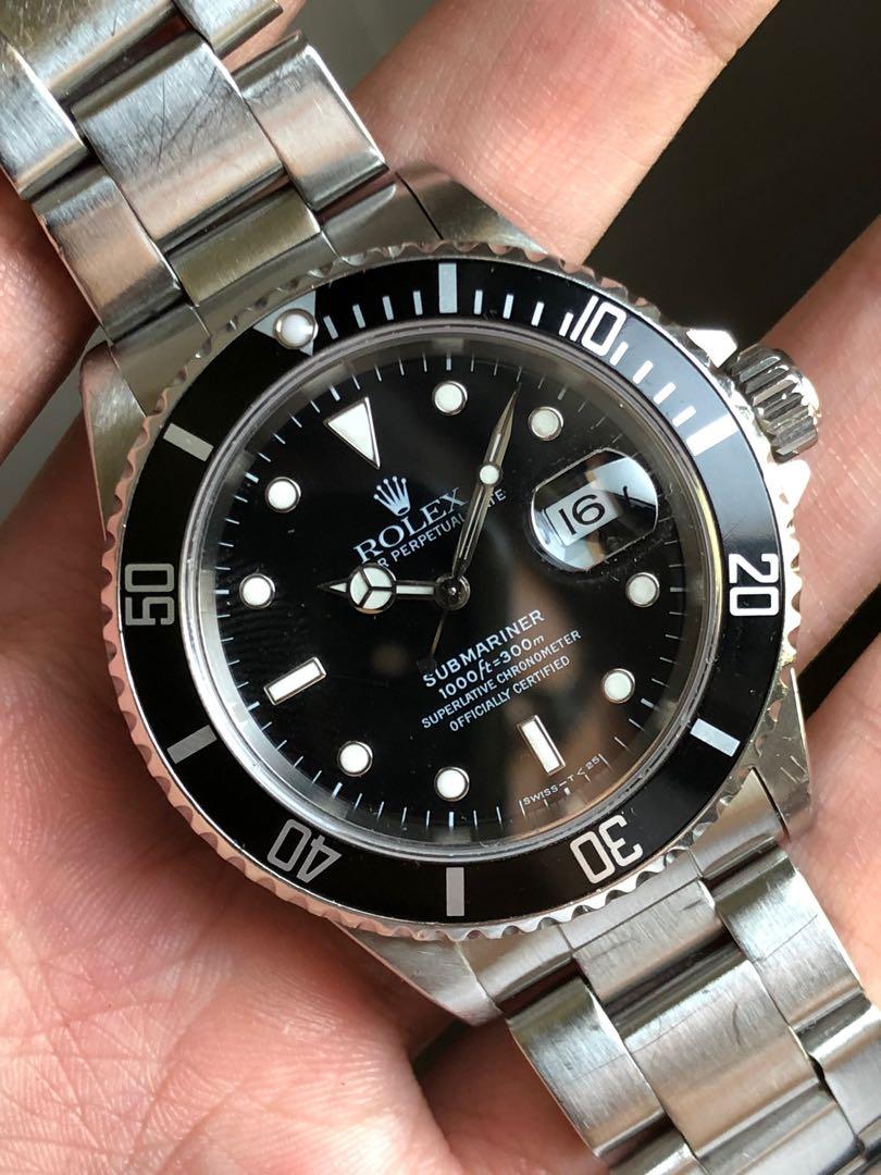 Rolex best sale 16610 tritium