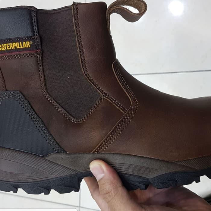 Sepatu Caterpillar Transverse Steel Toe, Fesyen Pria, Sepatu , Sepatu ...