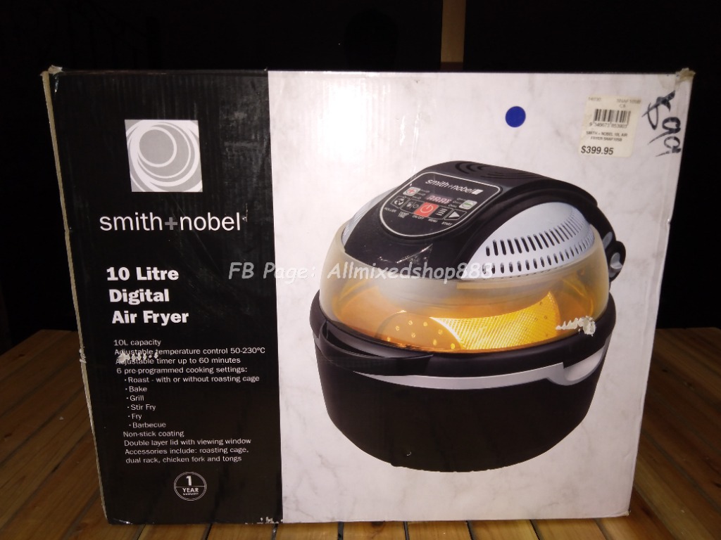 Smith & Nobel 10L Digital Air Fryer SNAF105SS