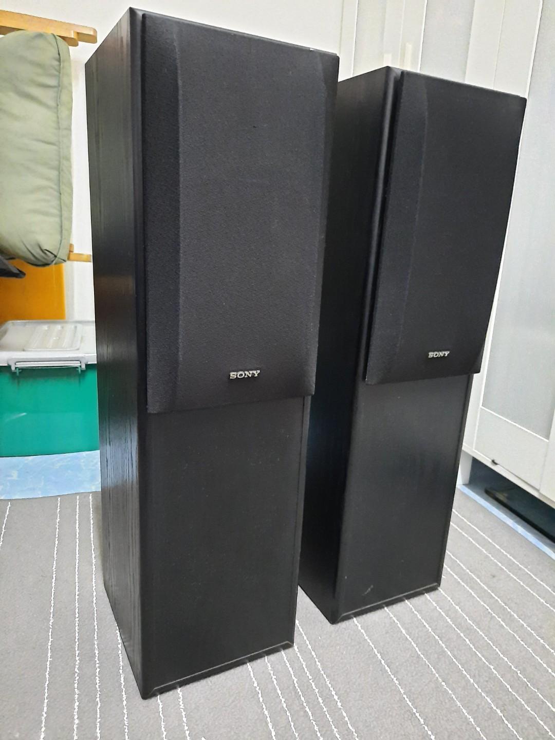 Sony floor standing best sale speakers