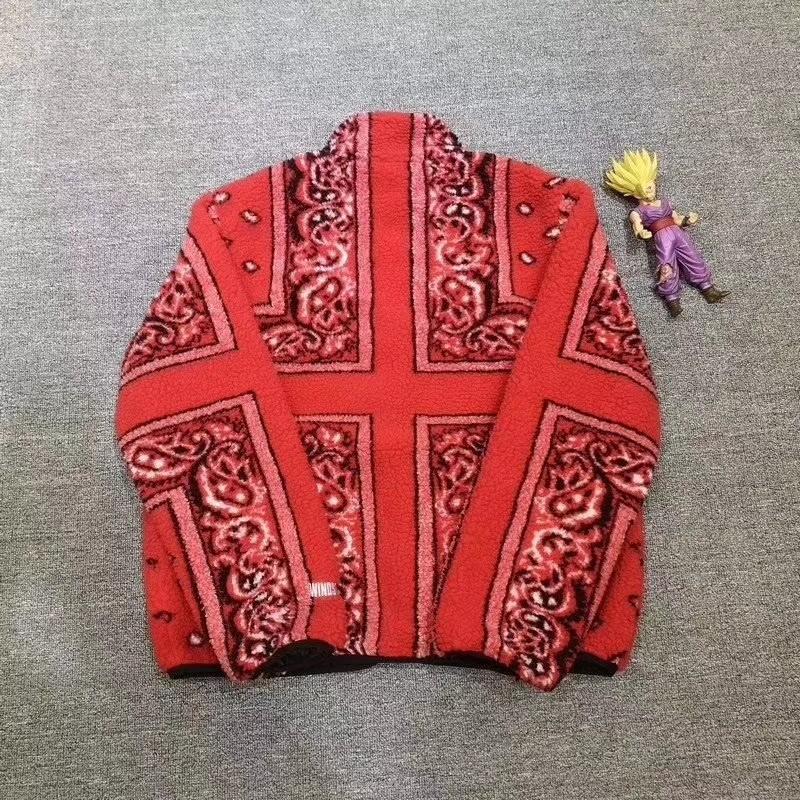 Supreme bandana fleece jacket hot sale