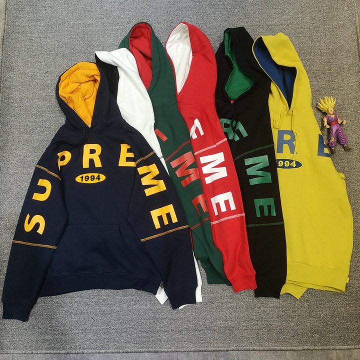 Supreme FW19 Spread Logo Hoodie Men s Fashion Tops Sets