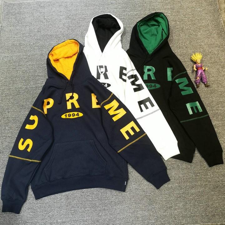 Supreme FW19 Spread Logo Hoodie Men s Fashion Tops Sets