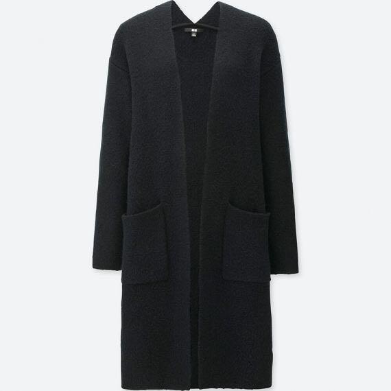 Uniqlo Tweed Knitted Coat