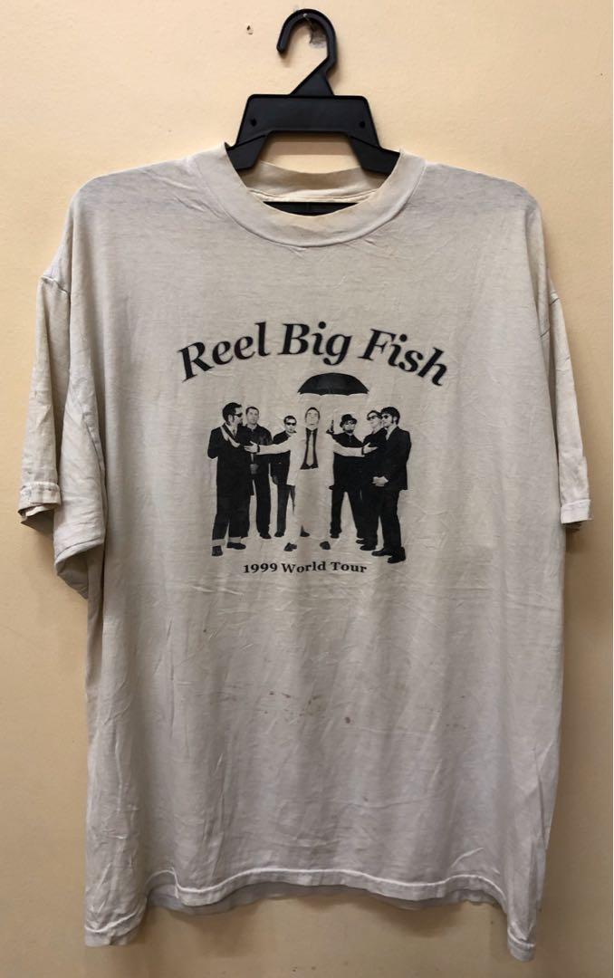 Vintage 90s Reel Big Fish World Tour 1999 Bandtee tshirt, Men's Fashion,  Tops & Sets, Tshirts & Polo Shirts on Carousell