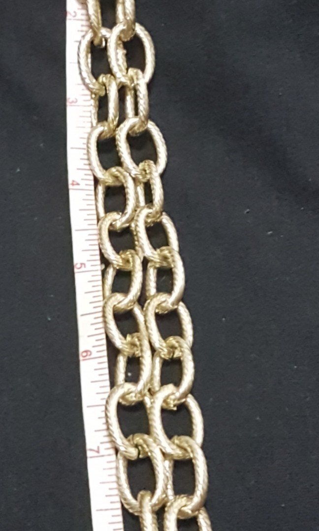 VINTAGE YSL CHAIN CHARM NECKLACE