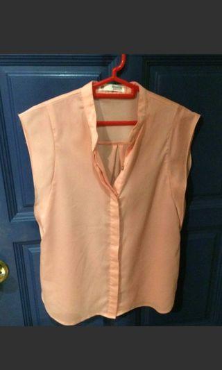 DRESSING PAULA Office Wear peach blouse