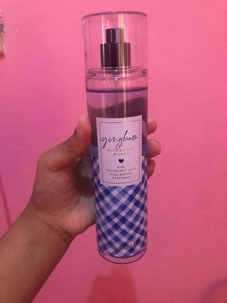 Gingham Body Mist Bath Body Works