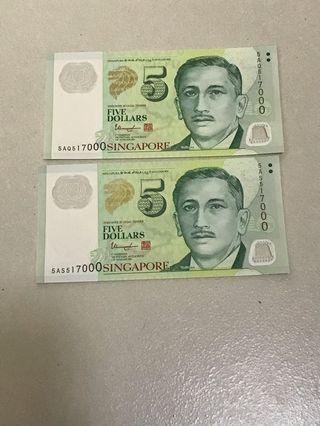 Same number for both