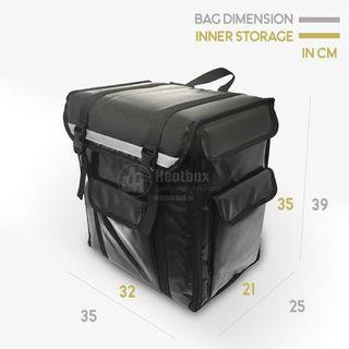 Heatbox Urban Ninja III Multi-Insulation Thermal Food Delivery Bag/Parcel Bag - Business Quality Backpack