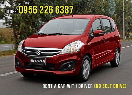 Car for Rent Hire Rental with a Driver