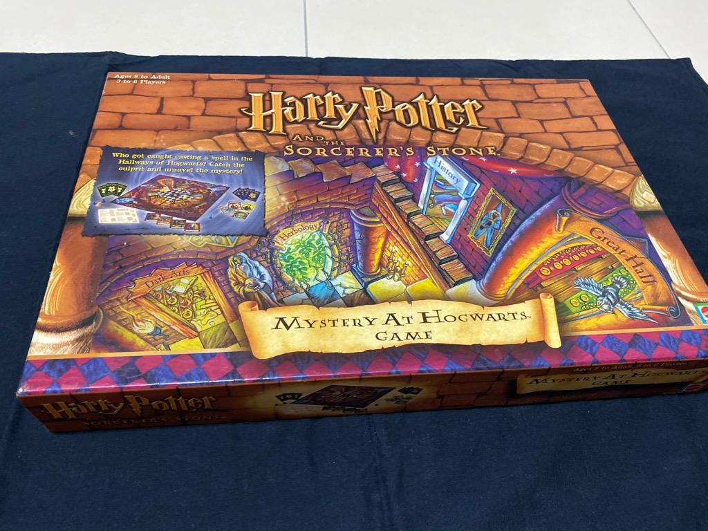 100 Complete Harry Potter Mystery at Hogwarts Board Game by Mattel 2000 for sale online