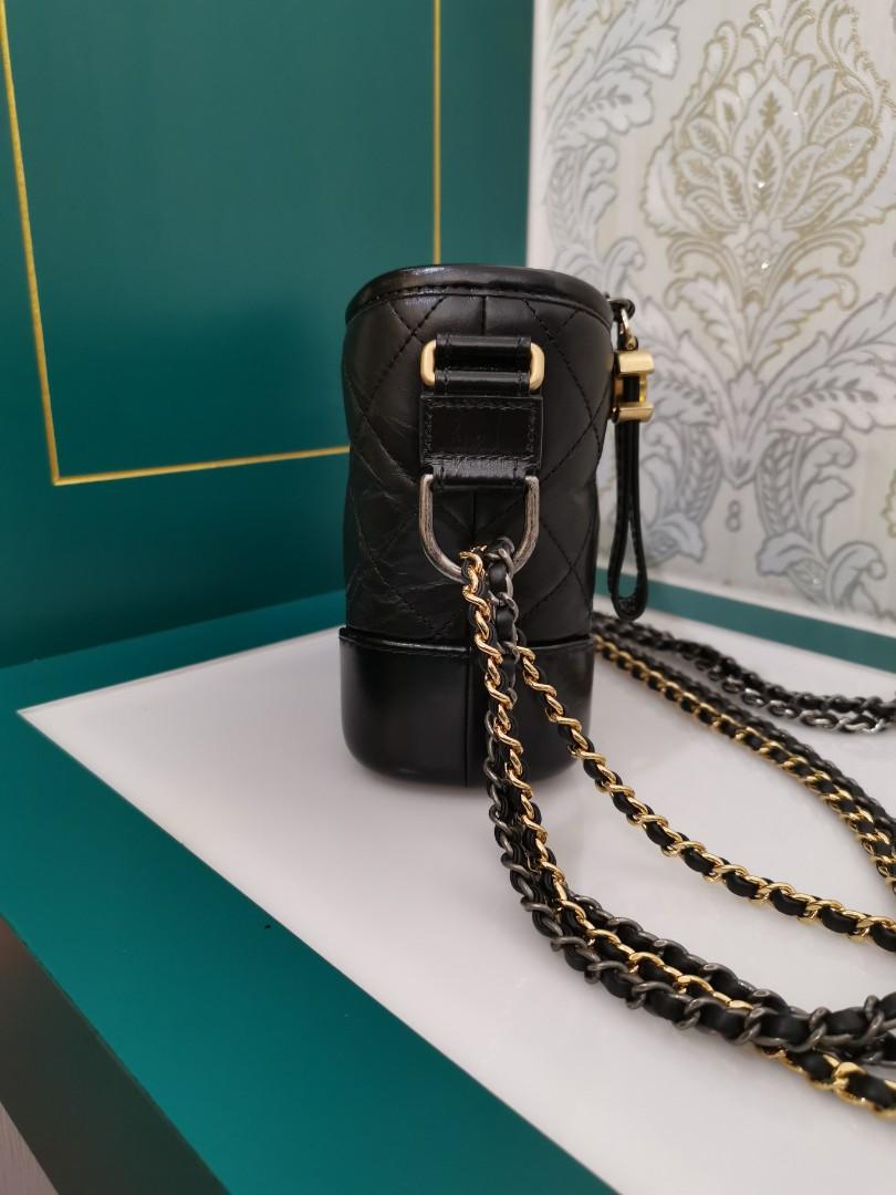 CHANEL Aged Calf Leather Gabrielle Shoulder Bag Green – Brand Off Hong Kong  Online Store