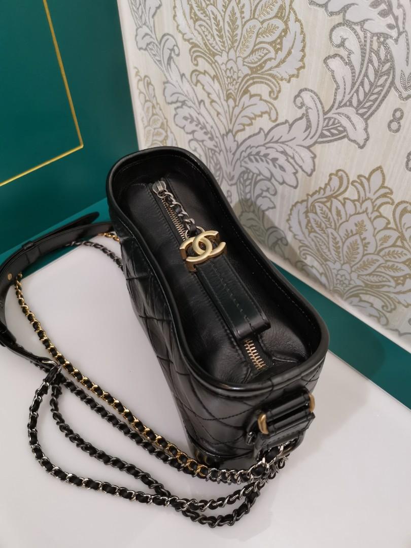 CHANEL Aged Calf Leather Gabrielle Shoulder Bag Green – Brand Off Hong Kong  Online Store