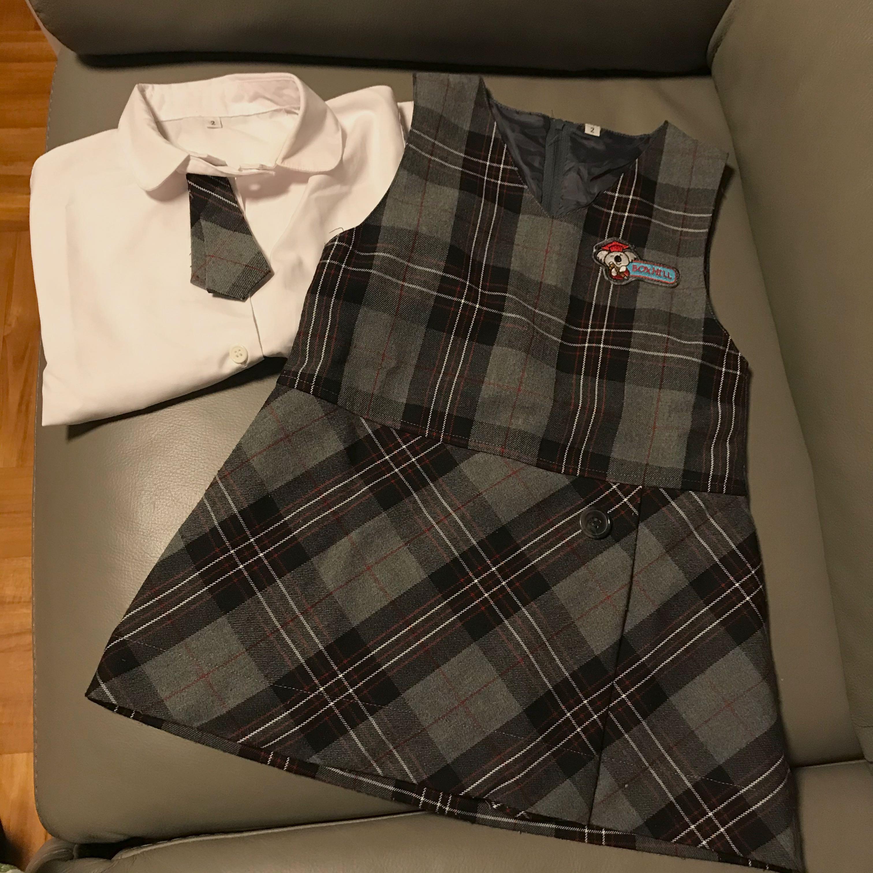 冬季夏季校服連身裙box Hill Boxhill 博士山 香港 國際幼稚園暨幼兒園 兒童 孕婦用品 嬰兒及小童流行時尚 Carousell