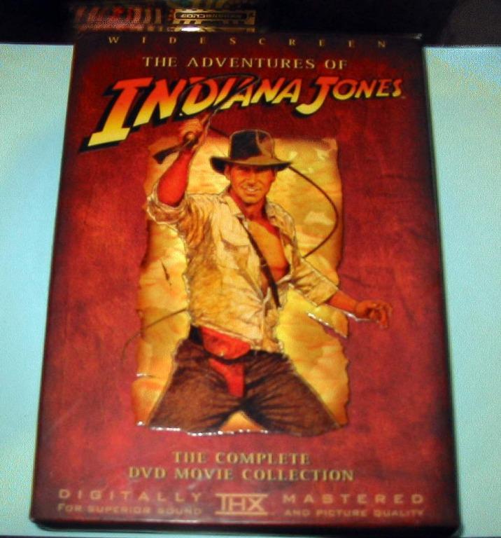 西洋電影大放送Indiana Jones奪寶奇兵4張DVD BoxSet 奇幻歷險驚慄雹影