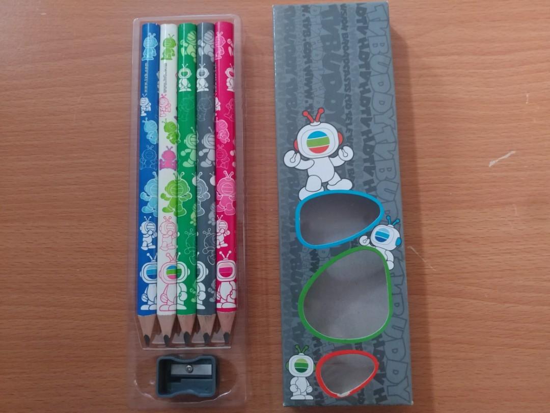 全新TVBUDDY HB Graphite Lead 4mm石墨鉛筆掃描鉛筆連鉛筆刨套裝, 興趣 