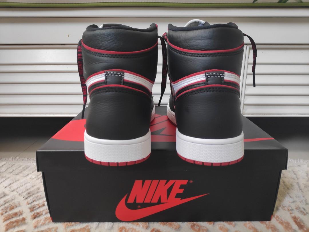 air jordan 1 bloodline box