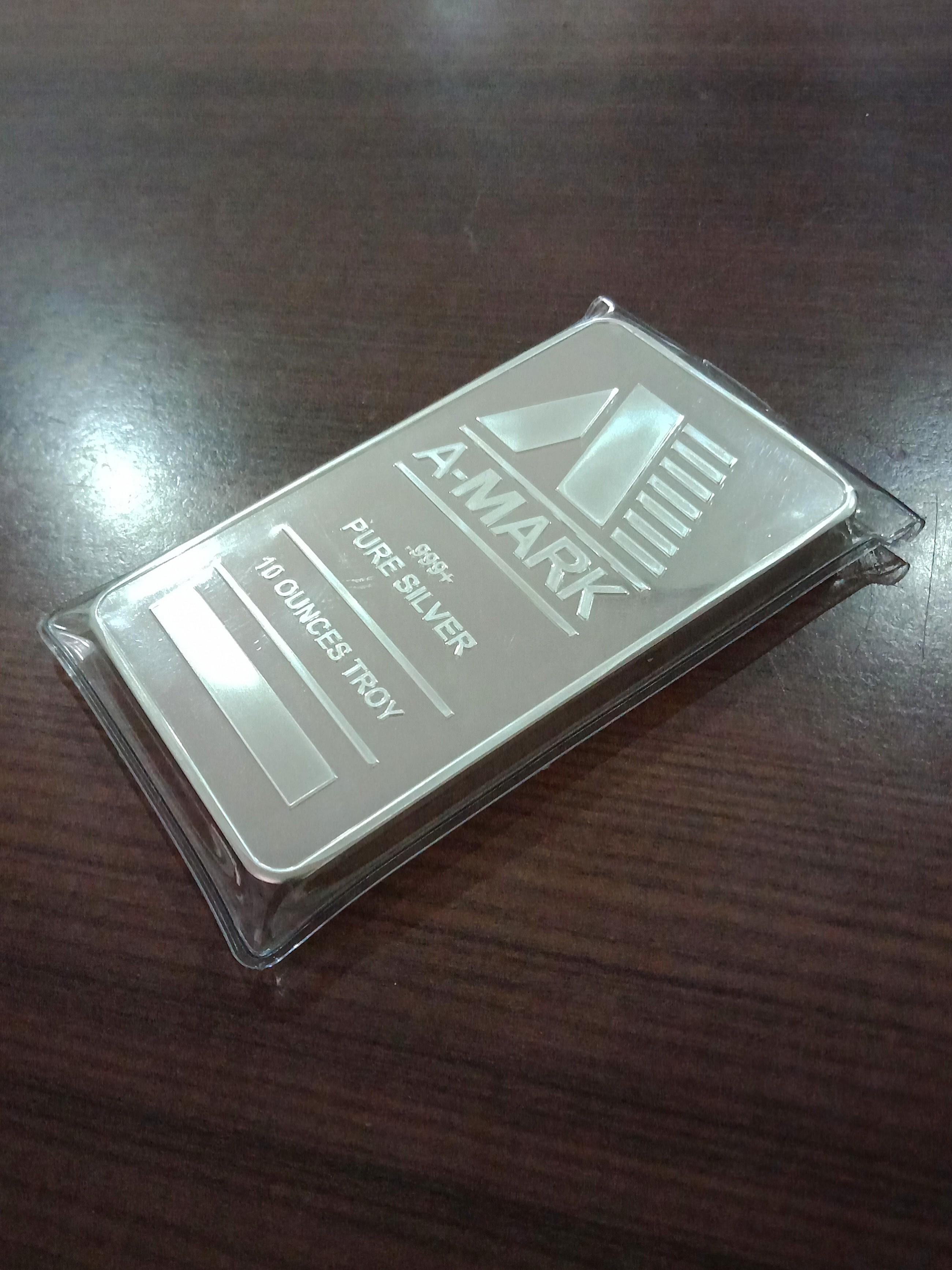 A Mark Pure Silver Bar 10 Oz 999 Ready Stock Buy Before Price Women S Fashion Jewelry Organisers Precious Stones On Carousell