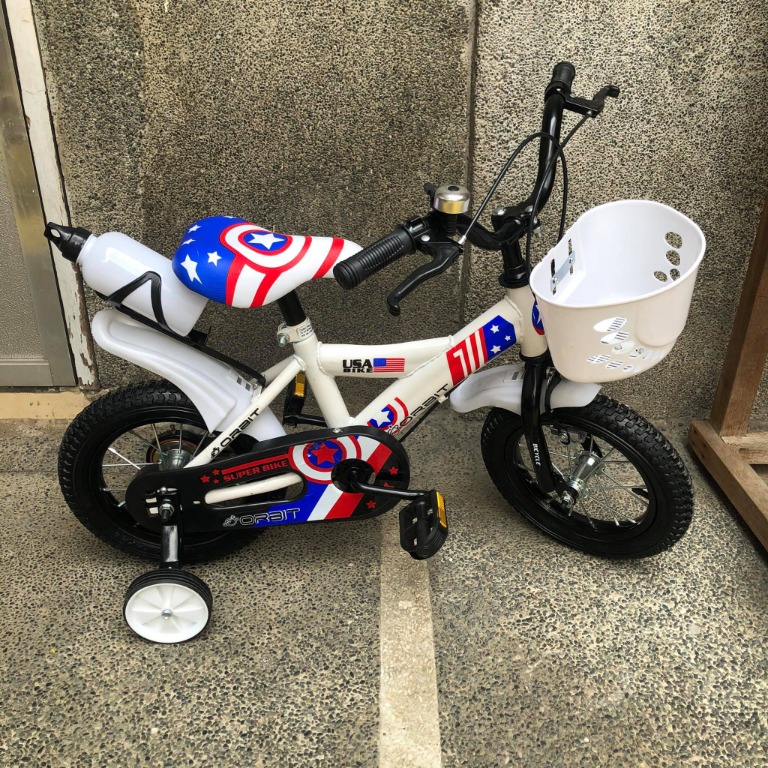 Bike for Kids Kiddie Bike Children s Bike Marvel Captain America Size 12 and 14 Bike
